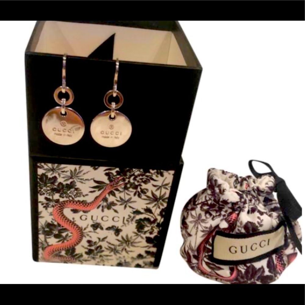 💜SOLD 💜Gucci ❤️Sterling Silver Earrings